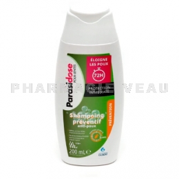 PARASIDOSE - Shampoing Préventif Anti-Poux 72h - Flacon 200ml