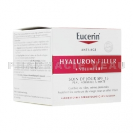 EUCERIN - Hyauluron-Filler Soin de jour SPF15 Anti-âge - Pot 50ml
