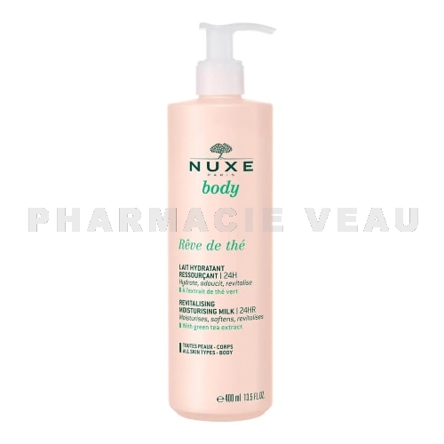 NUXE Body -  Lait Hydratant Ressourçant 24h - Rêve De Thé - Flacon-pompe 400ml