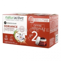 NATURACTIV - Doriance Autobronzant & Protection - 30x2 Capsule + Bracelet OFFERT