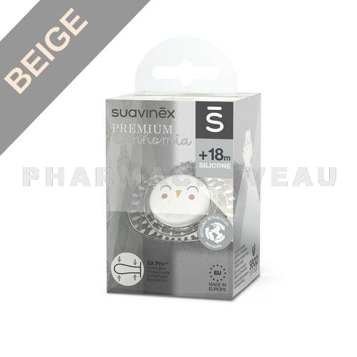 Suavinex - Sucette Symétrique - +18mois Silicone - 1 Sucette au choix