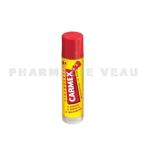 CARMEX - Stick à Lèvres Hydratant SPF 15 - 1 Stick  FRAISE 4.25g