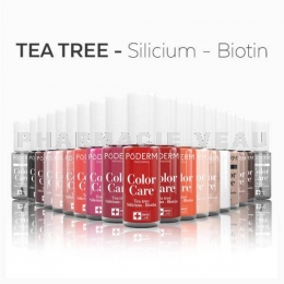 PODERM - Color Care Vernis Tea Tree Silicium Et Biotine - Coloris au choix