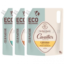 CAVAILLES - Eco Recharge Gel Bain Douche - 1 Litre au choix