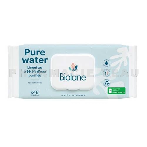 Biolane Expert - Lingettes Bébé Pure Water - 2 formats