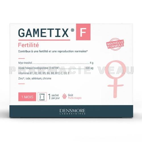 Gametix F fertilité féminine (30 sachets) Densmore