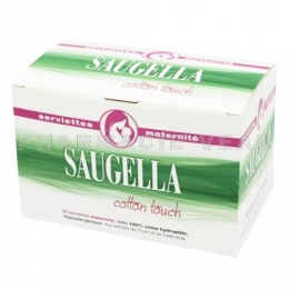 SAUGELLA - Serviette Maternité Cotton Touch - 10 Serviettes