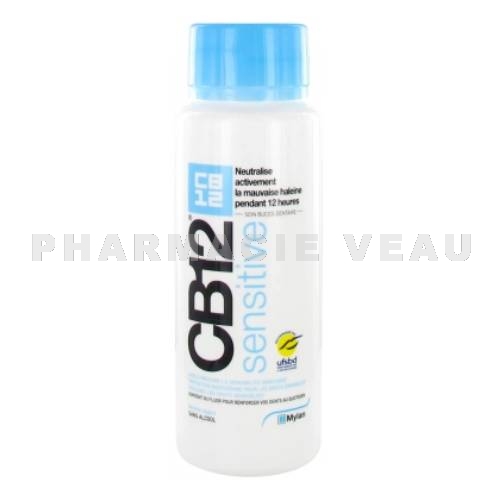 CB12 - Bain De Bouche Sensitive Menthol Doux - Flacon 250ml