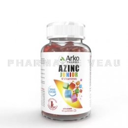 ARKOPHARMA  -  Azinc Junior 9 Vitamines Sans Sucre - Pot 60 gummies