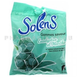 SOLENS - Bonbons Saveur Menthe-eucalyptus Sans Sucres - Sachet 100g
