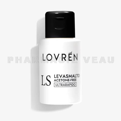 LOVREN - LS Dissolvant de vernis à ongles sans acétone - Flacon 50ml