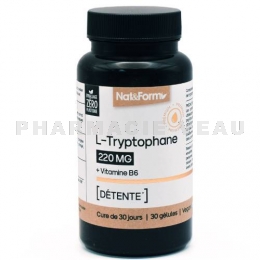 Nat & Form - L-Tryptophane 220mg Détente - 30gélules