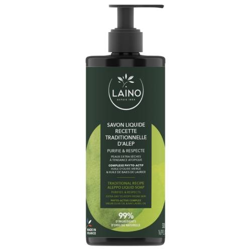 LAINO - Savon Liquide Rectte Traditionnelle D'ALEP - 500ml