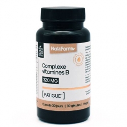 Nat & Form - Complexe Vitamines B 320mg - 30 gélules