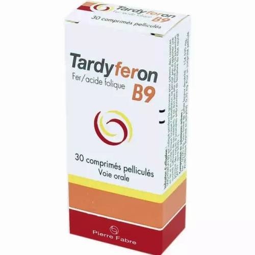 TARDYFERON B9 - Carence en Fer - Boite 30 comprimés