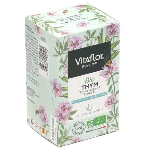 Vitaflor BIO - Tisane THYM - 20 Sachets