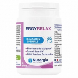 ERGYRELAX - Relaxation et bien-être mental - 60 gélules