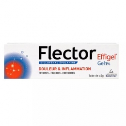 FLECTOR Effigel gel 1% Entorse et Contusion - Tube 60g