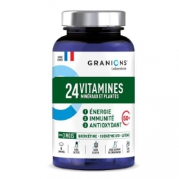 GRANIONS - 24 Vitamines, Minéraux et Plantes - 90 comprimés