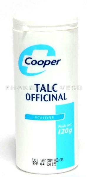 TALC OFFICINAL Babysoin 120 grammes Flacon poudreur - COOPER
