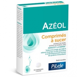 Pileje - Azéol Comprimés à sucer pour la Gorge - 30comprimés