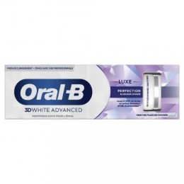 ORAL B - Dentifrice 3D White Advanced Luxe - 1tube 75ml