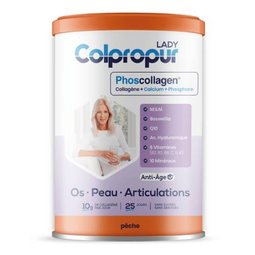 Colpropur Lady Phoscollagen 340 g goût pêche