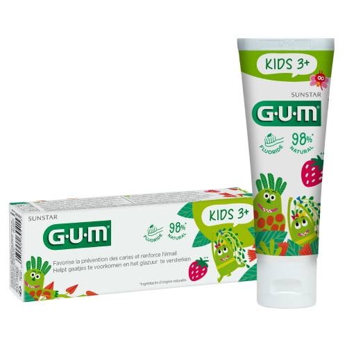 GUM KIDS Dentifrice Goût Fraise 3-6 ans - 50ml