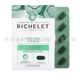 RICHELET - Complément Force Des Cheveux - Capsules