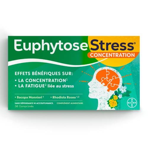 EUPHYTOSE - Stress & Concentration - 30comprimés