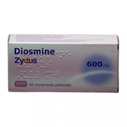 ZYDUS Diosmine 600 mg - 30 comprimés