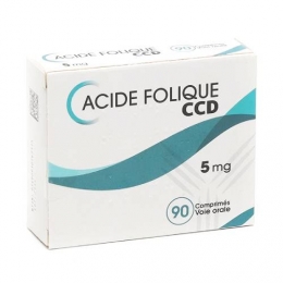 Acide Folique Vitamine B9 CCD 5 mg - générique de Spéciafoldine