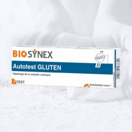 BIOSYNEX - Autotest Gluten - Dépistage Intolérance Gluten - 1test
