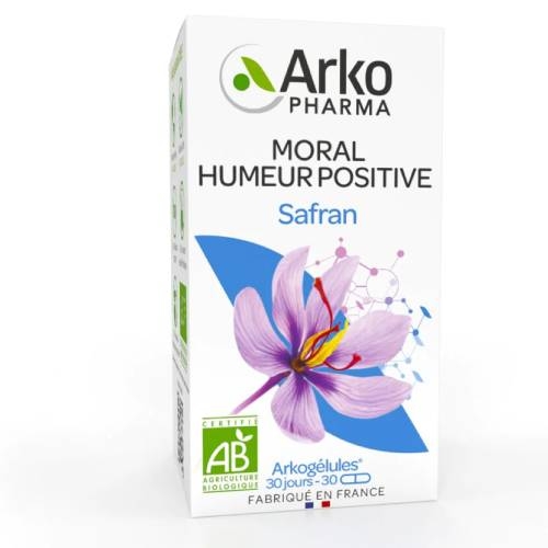 ARKOGELULES - Safran -  Moral Humeur Positive Arkopharma - 30 Gélules