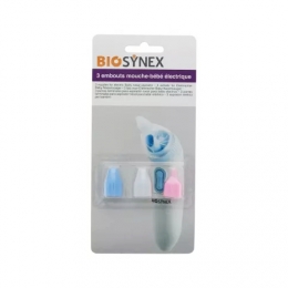 BIOSYNEX 3 Embouts silicone mouche-bébé électrique