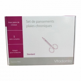 VITADOMIA - 5 Sets de pansements plaies chroniques