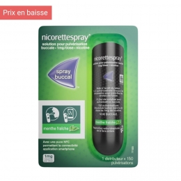 NICORETTE SPRAY - Menthe Fraiche 1mg/dose 150 doses