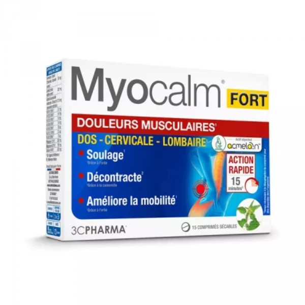 Myocalm Fort Contractions Musculaires - 15 comprimés