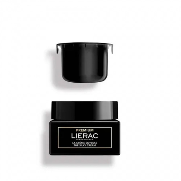 LIERAC Coffret Premium - Crème Soyeuse  Anti-âge -  1 Pot 50ml + 1 Recharge 50ml