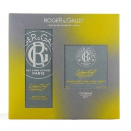 Roger & Gallet -  Coffret Eau de Cologne Twist 100ml + 1 Pain Nettoyant 100g 