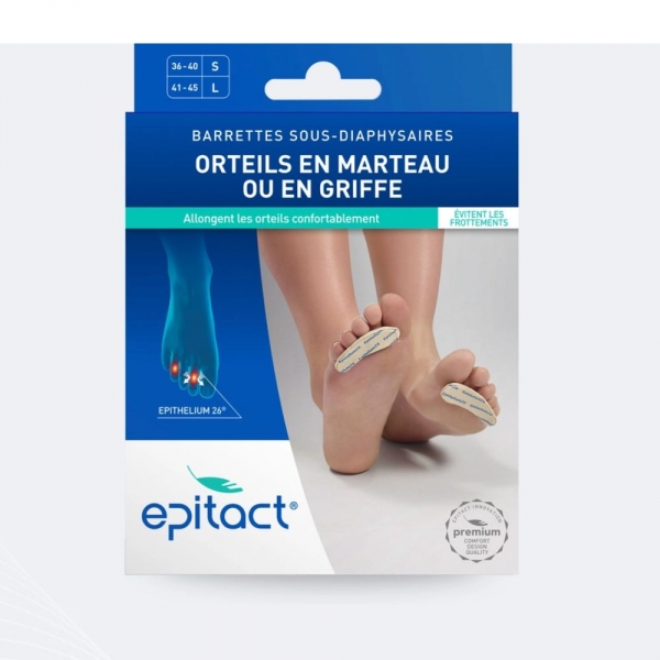 EPITACT Barrettes Sous-Diaphysaires Orteils- Taille S Femme