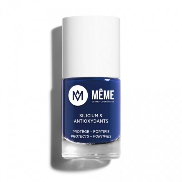 MEME Cosmetics - Vernis à ongles Silicium et Antioxydants - Bleu Marine 10ml