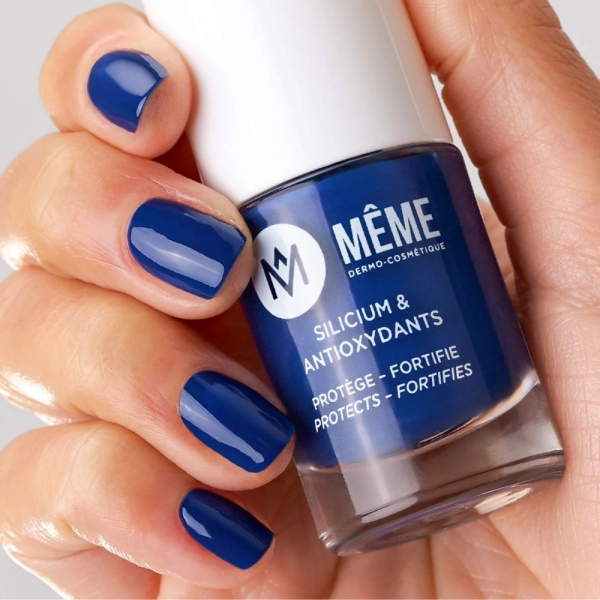 MEME Cosmetics - Vernis à ongles Silicium et Antioxydants - Bleu Marine 10ml