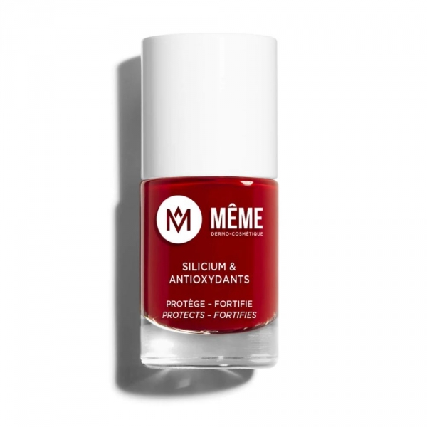 MEME Cosmetics - Vernis à ongles Silicium et Antioxydants - Rouge 10ml