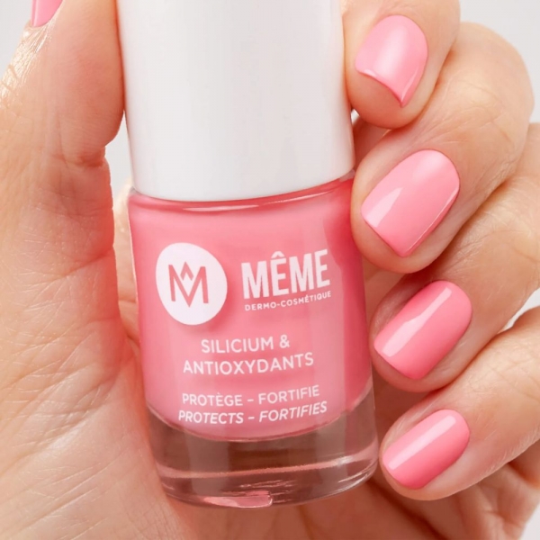 MÊME Cosmetics - Vernis à Ongles au Silicium, Rose Bonbon 10 ml