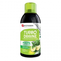 TURBODRAINE-  Draineur Minceur, goût Citron vert et Menthe 500 ml