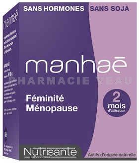 Manhaé Ménopause sans hormone, sans soja Boîte de 60 capsules