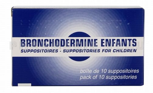 BRONCHODERMINE ENFANT (10 Suppositoires)