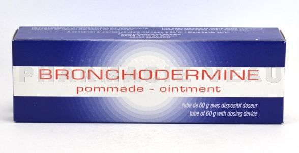 BRONCHODERMINE Pommade - Ointment Tube de 60 grammes