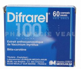 DIFRAREL 100 mg boîte de 60 comprimés
